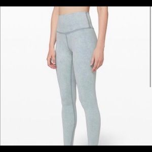 Lululemon Wunder Under High Rise Snow Washed